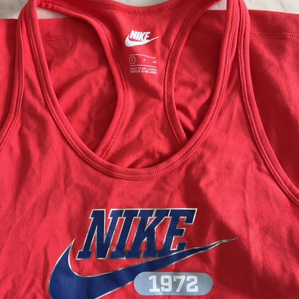 Nike Red and Blue Razor Back Tank - Picture 2 of 4